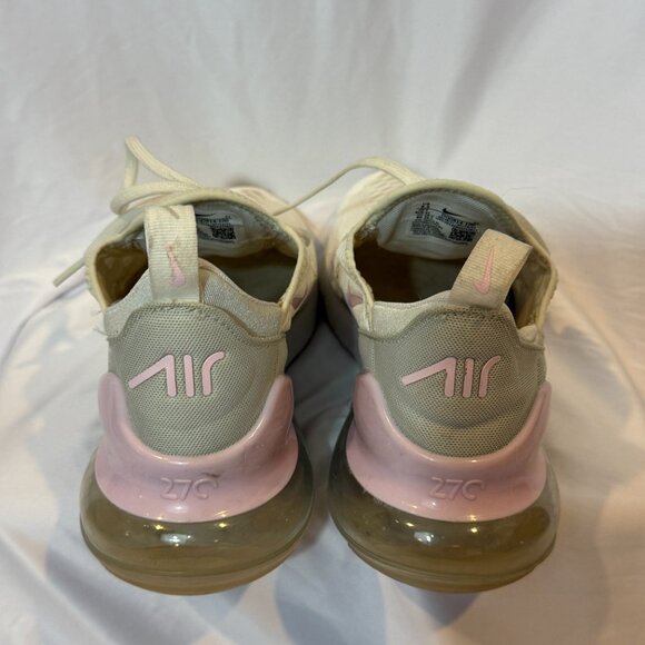 Air Max 270 Pink & White Size 9.5W - Picture 4 of 6